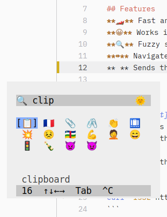 Picker popup on a light desktop theme